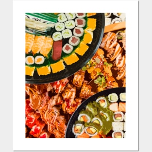 Sushi roll Posters and Art